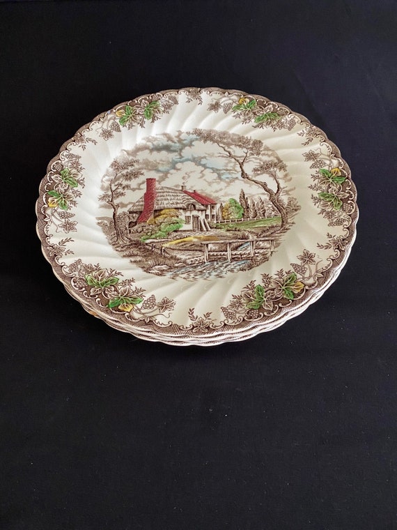 Set of 4 Myott the Brook Dinner Plates Staffordshire Tennyson - Etsy