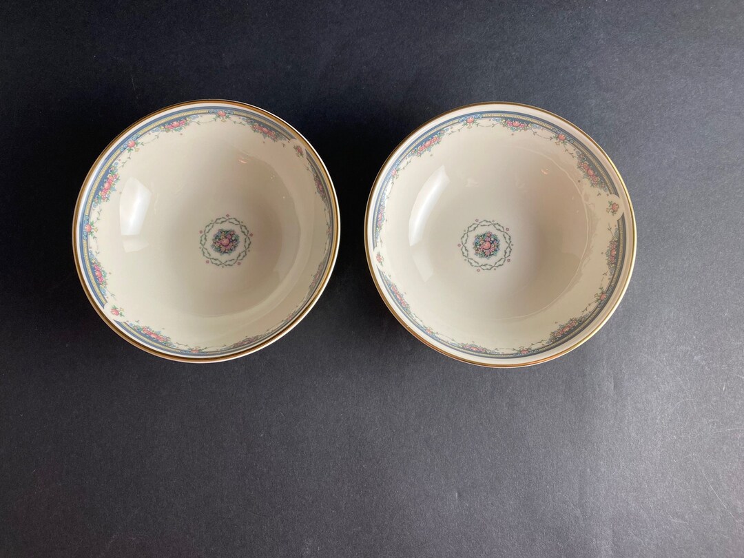 Royal Doulton Albany Fruit Berry Bowls Set of 2 English Bone Etsy