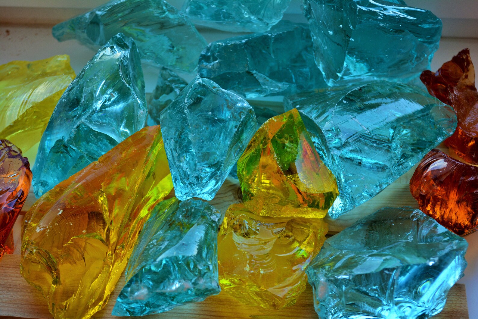 Slag Glass Clear Glass Glass Rock Slag Glass Cullet Cullet Etsy