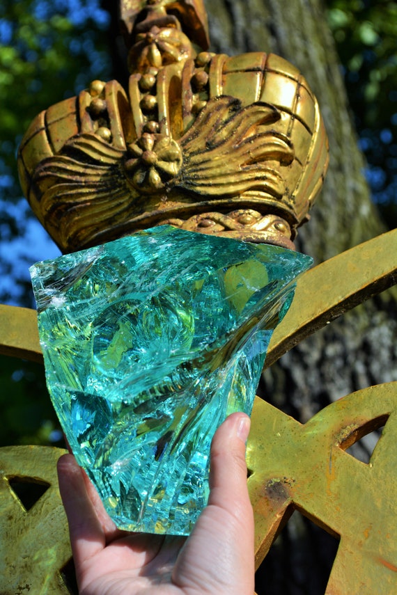 Slag Glass Clear Rock Cullet Slag Glass Clear Rock, Slag Glass Chunks
