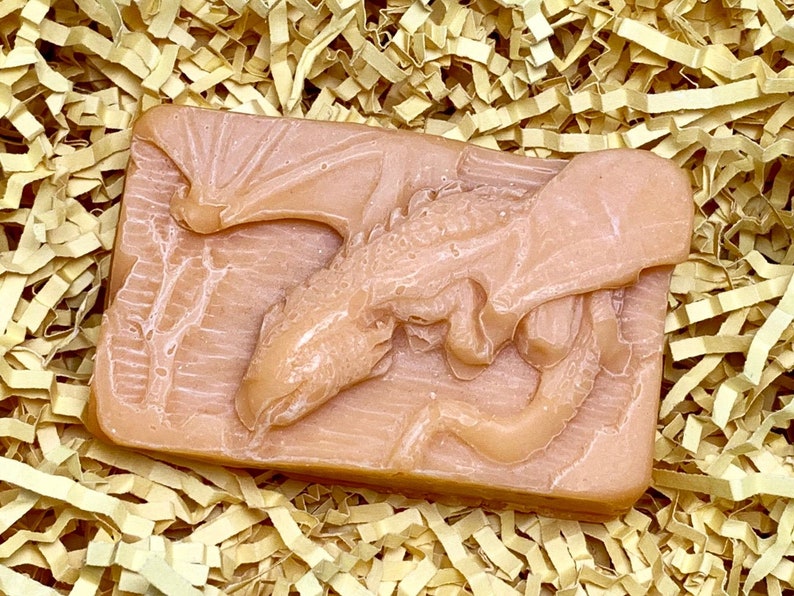 Organic Vegan Dragon Soap Best Gift Original Gift For Girlfriend Celestial Unique Gift For Him or Her image 2