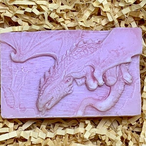 Organic Vegan Dragon Soap Best Gift Original Gift For Girlfriend Celestial Unique Gift For Him or Her image 6