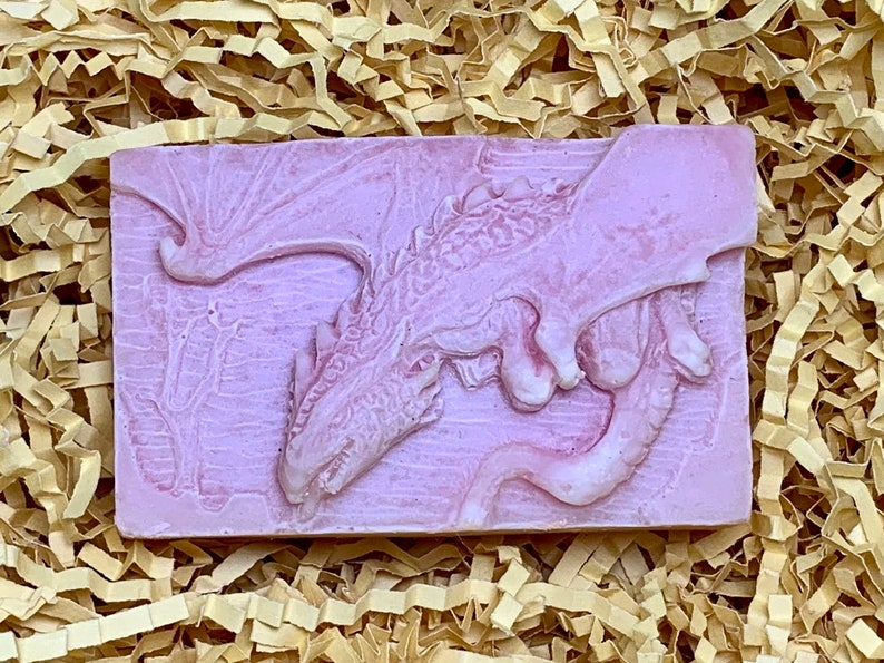 Organic Vegan Dragon Soap Best Gift Original Gift For Girlfriend Celestial Unique Gift For Him or Her image 6