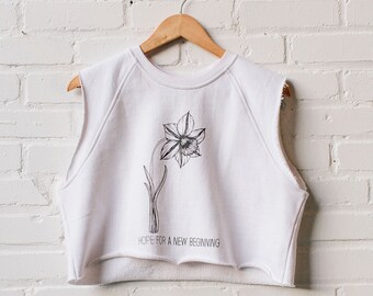 NEW BEGINNING - Crop Sweatshirt • Change Crop Sweatshirt