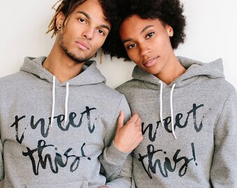 TWEET THIS - Unisex Hoodie • Twitter Hoodie • Use your Voice  Hoodie • Slim Fit