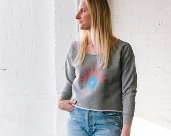 LOGO - Raw Edge Sweatshirt