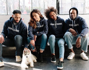 VISION - Unisex Hoodie • Change Hoodie • Vision of Change Hoodie • Democracy Hoodie