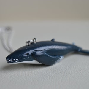 Custom Whale Charms - Humpback Whale, Ocean Jewelry, Animal Necklace, Sealife Jewellery, Nature Lover Gift, Surfer Gift, Miniature Whale
