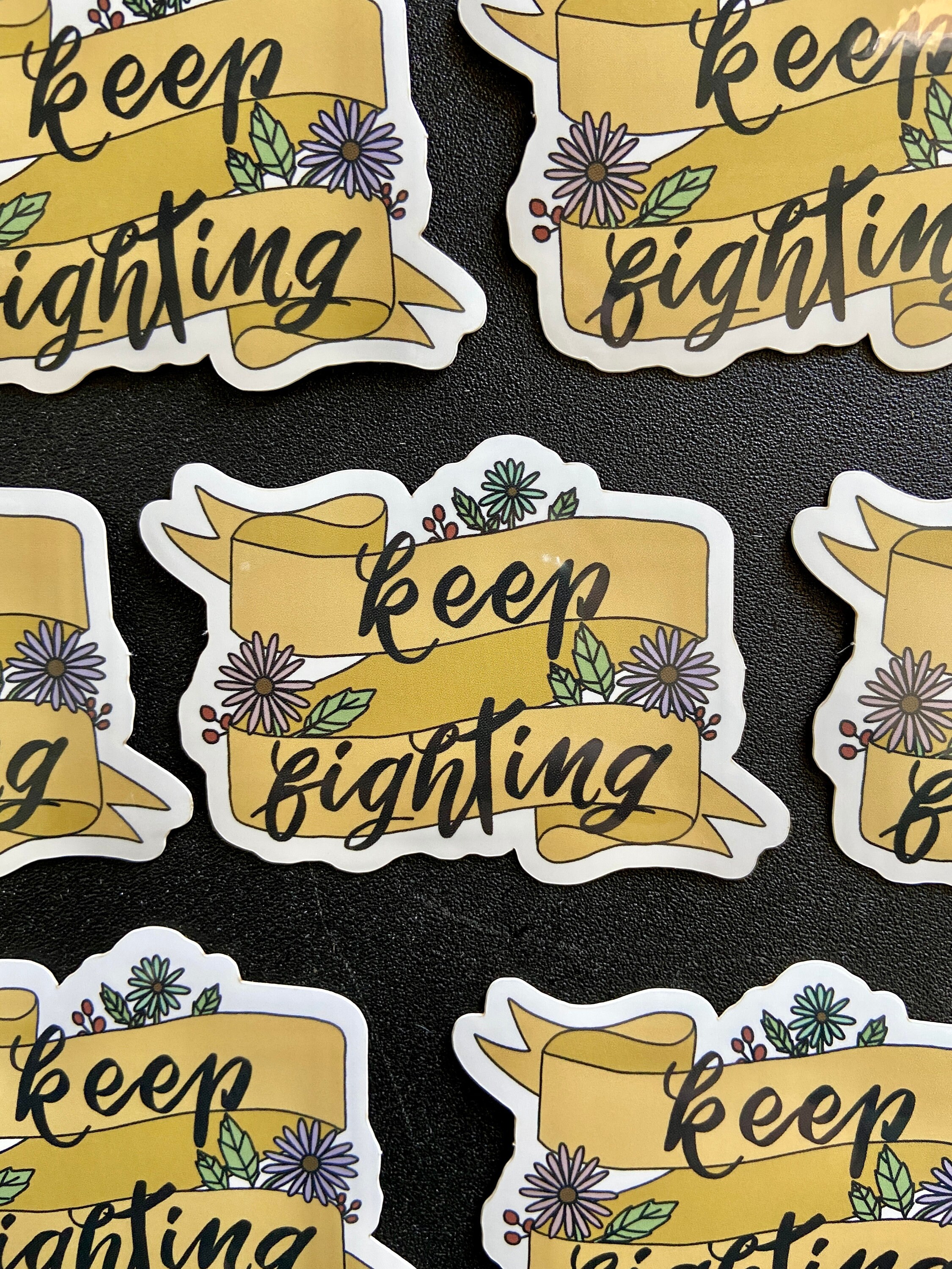 Keep Fighting Stickers - Etsy
