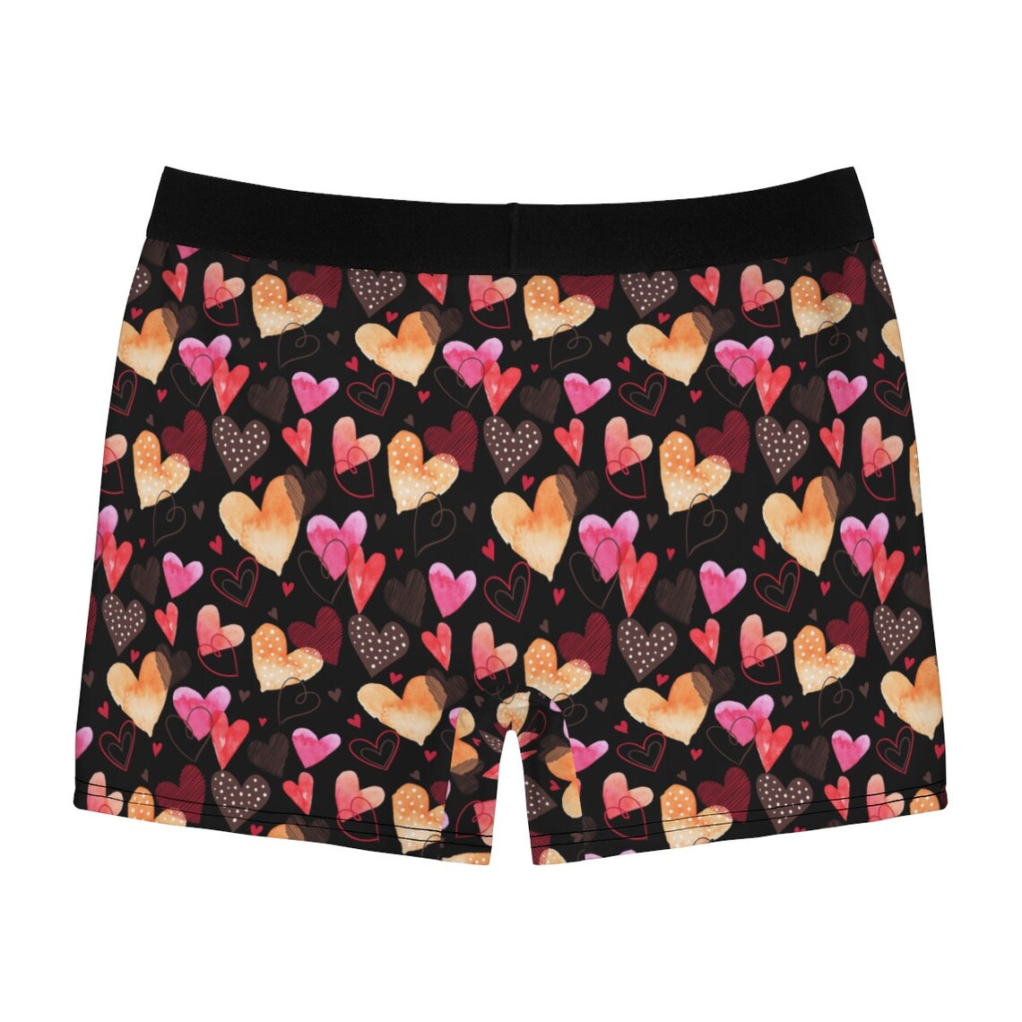 Colorful Mens Boxer Briefs for Valentine Day Gift Pink Hearts Etsy UK