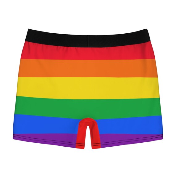 Gay AS Fuck Menss Cool Printed Performance Light Weight Boxer Briefs Underpants