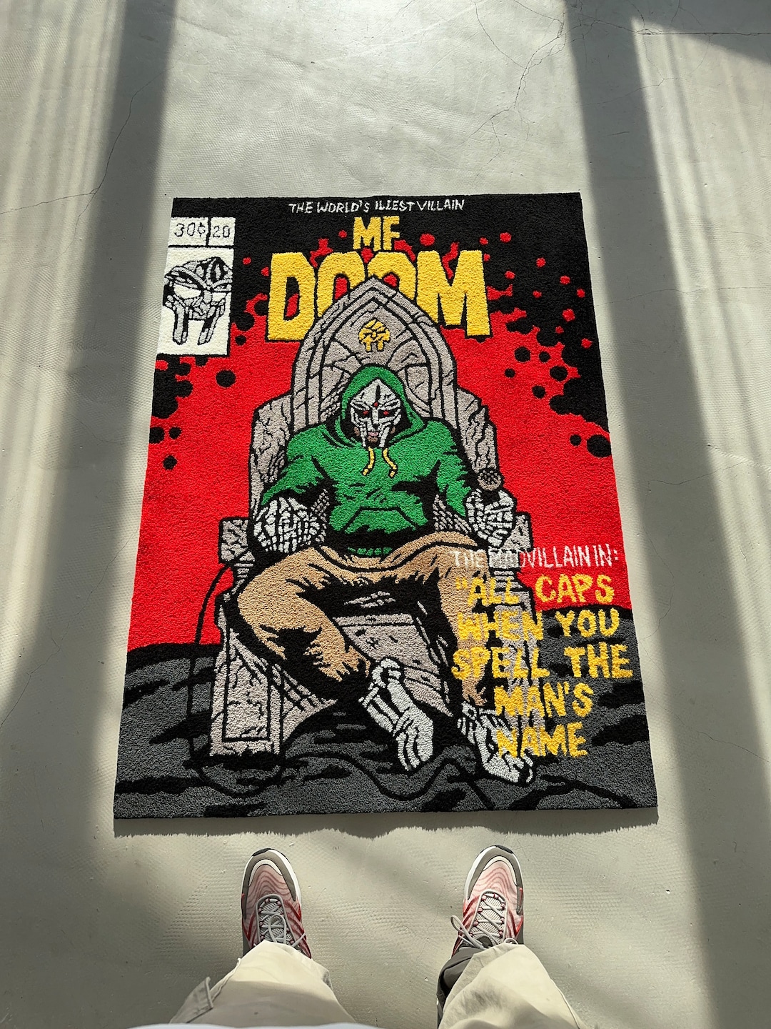 Comic Cover Handmade Custom Tufted Rug - Etsy