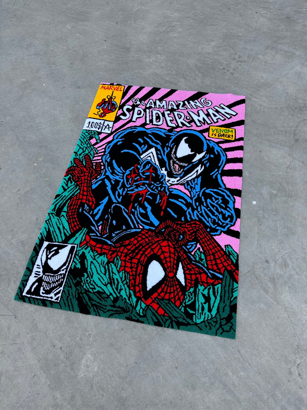 Comic Cover Handmade Custom Tufted Rug - Etsy