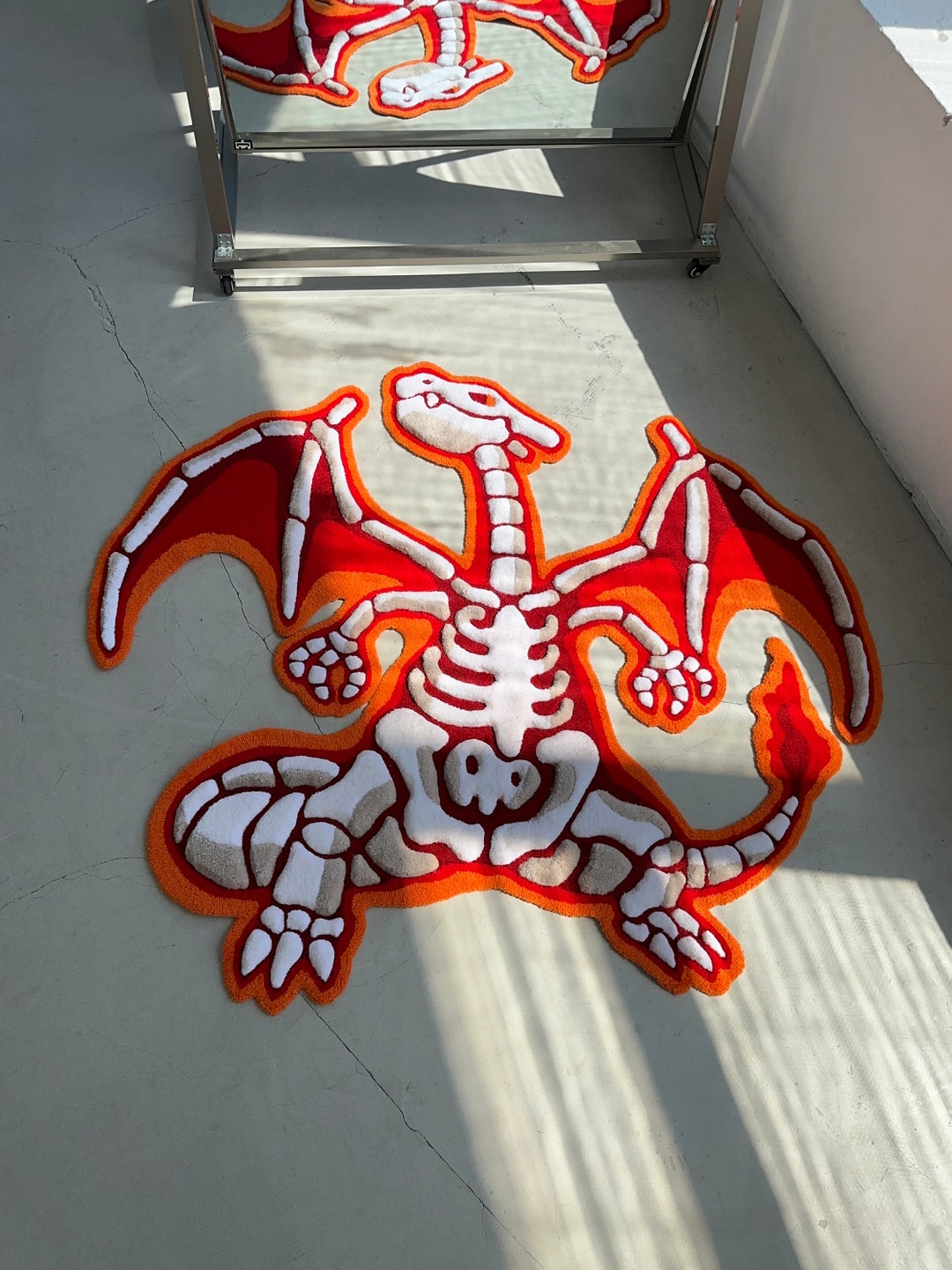 3D Skull Tufted Rug – Handmade Skeleton Rug Inspired by Pop Culture ...