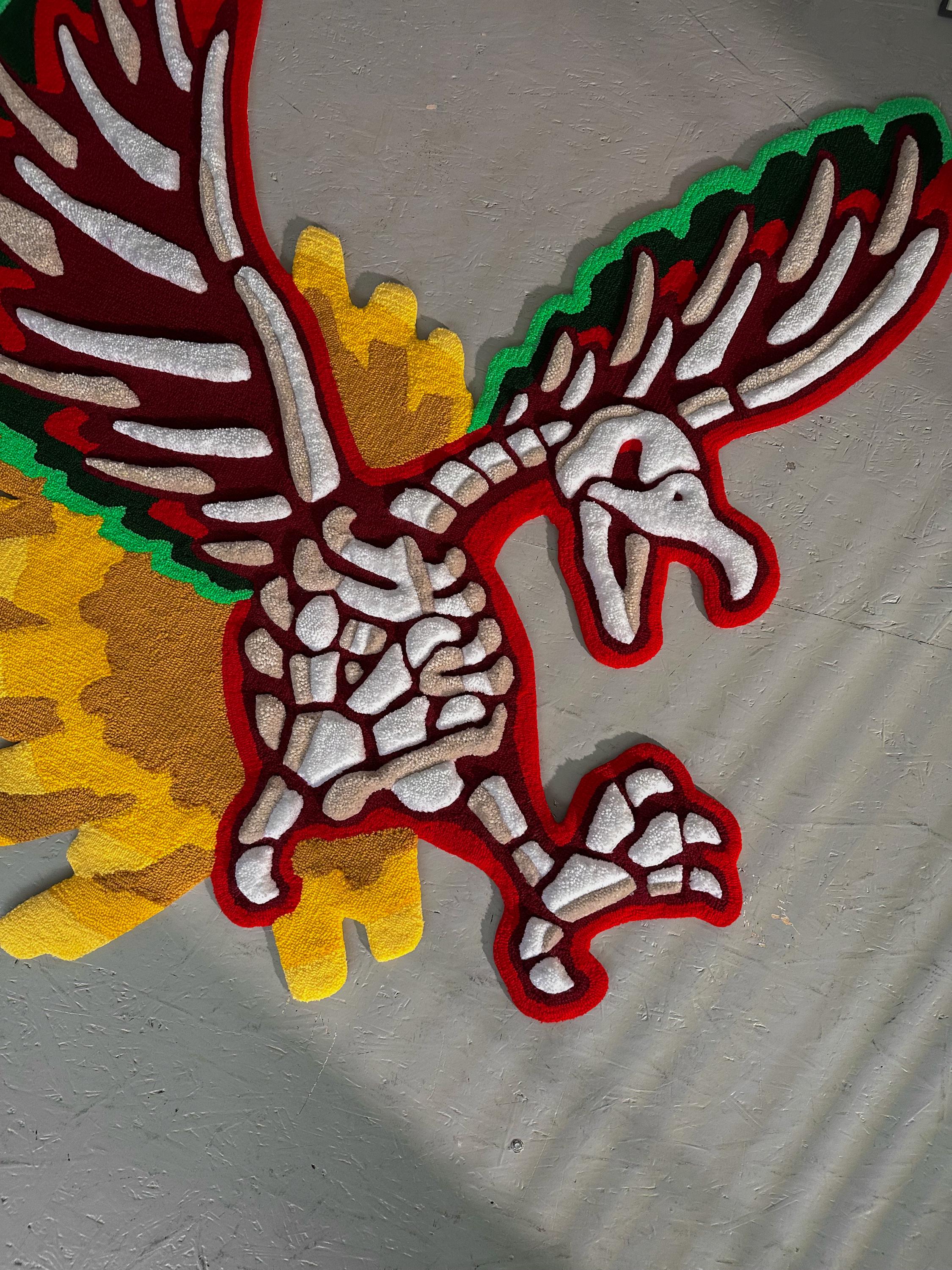 3Dスカルタフテッドラグ - ポップカルチャーにインスパイアされた