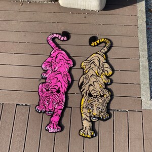 Tiger Handmade Custom Rug Tufted - Etsy