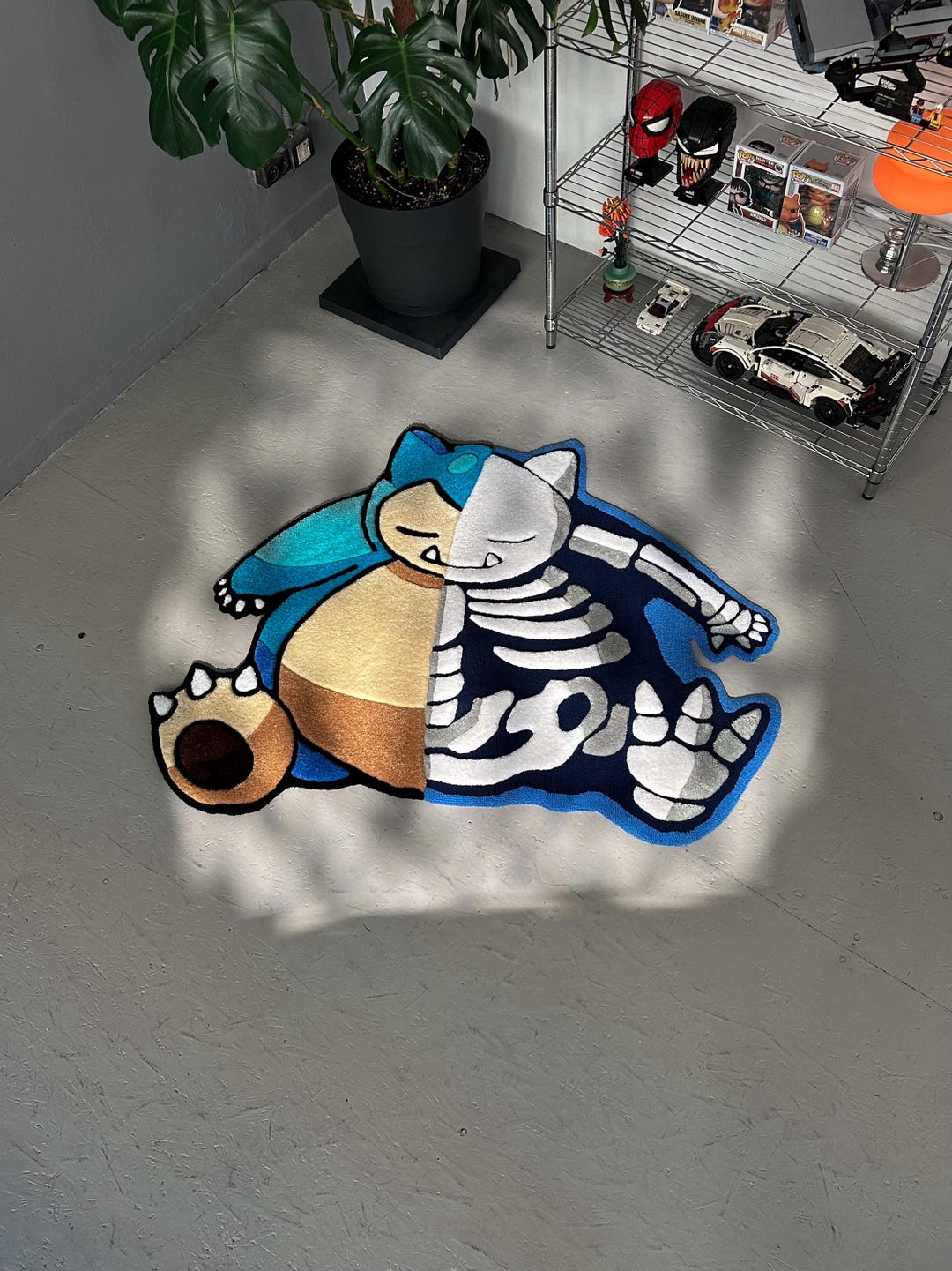 Ruggable Skeleton Rug 3D Skull Tufted Rug – Handmade Skeleton Rug Inspired by Pop Culture ...