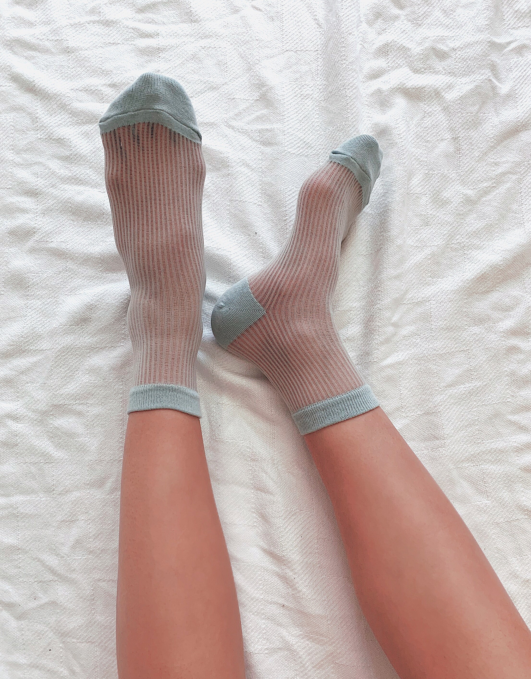 Stripe Sheer Socks / mesh socks / designer socks / nylon socks Etsy