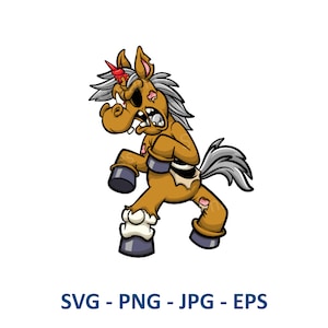 Zombie Horse | Digital File | SVG | PNG | Digital Download