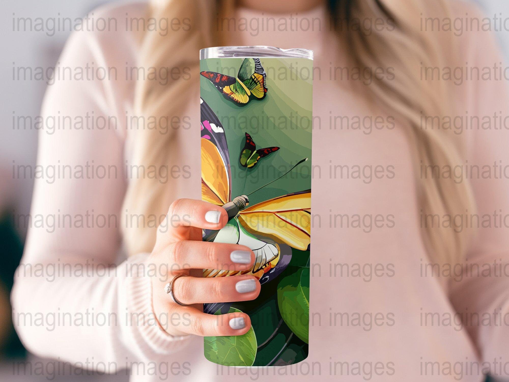3D Large Colorful Butterfly 20 Oz Skinny Tumbler Sublimation Etsy 3d large colorful butterfly 20 oz skinny tumbler sublimation etsy