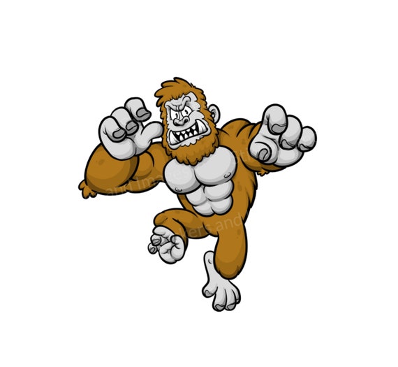 Buy Cartoon Gorilla Instant Download Digital File SVG PNG Online in India -  Etsy