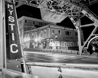 The Iconic Mystic River Bascule Bridge, Mystic Connecticut