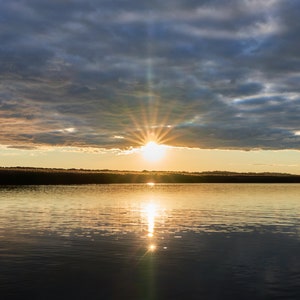 Sunset over Goose Island, Old Lyme, Connecticut