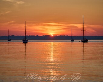 Amanecer en Third Beach, Newport, Rhode Island