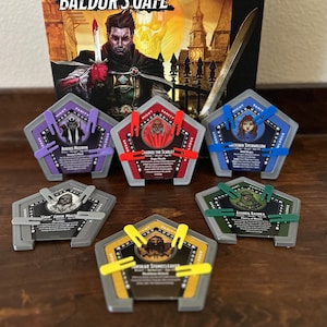 Zdrada w Baldur's Gate Player Trackers Zestaw 6 szt.