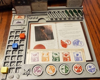 Eldritch Horror Player Dashboard(with 3 tracker cubes)