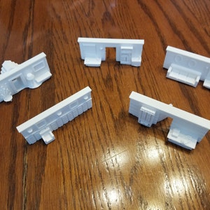 Mansions of Madness Walls with doors (5 piece set)