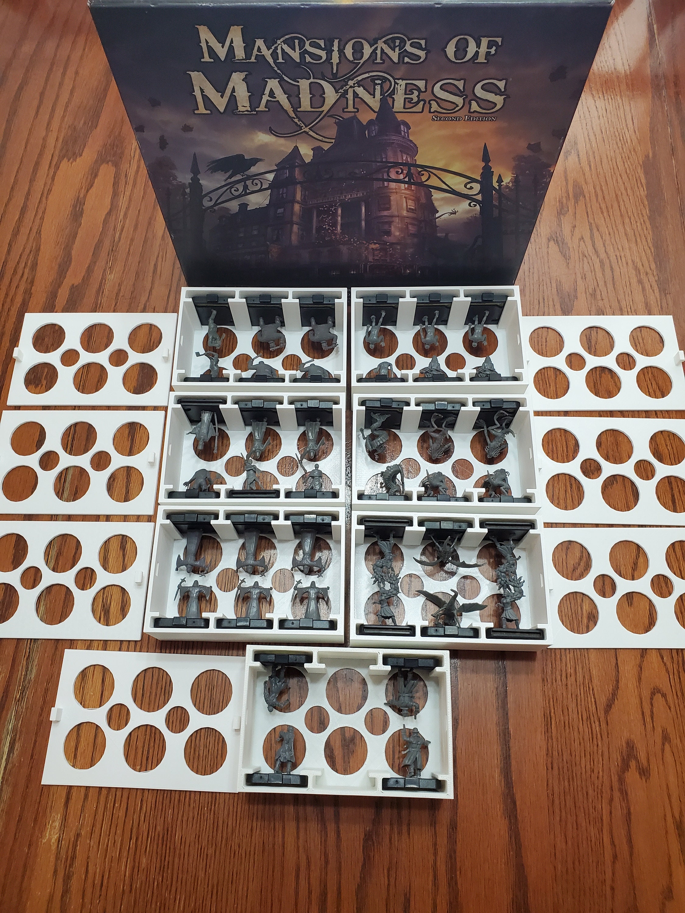 Feldherr 5 Plance Giocatore In Plastica Stampate 3D Per Mansions Of Madness Seconda Edizione - Organizzatore Di Carte E Gettoni - 5