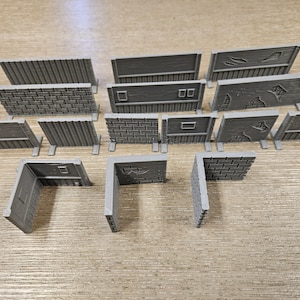 3D-bordspelwandsecties