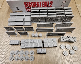 Resident Evil 1/2/3 3D Board Game Pieces