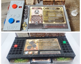 Ultimate Gloomhaven Player Dashboard w/Storage Tray and Character card/Hero Storage or Standard Gloomhaven Dashboard w/storage tray