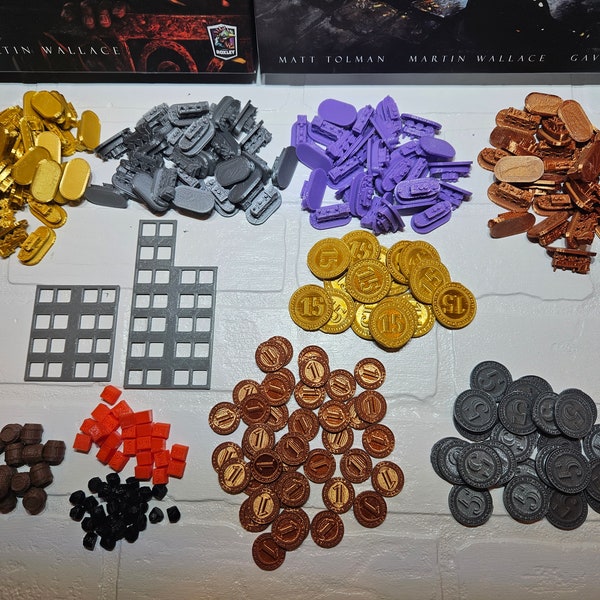 Brass Board Game Pieces Upgrade
