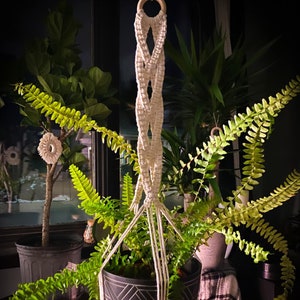 Handmade Macrame Plant Hanger, Plant Hanger, Macrame Wall Decor, Macrame Plant Accessories, Handmade Plant Hanger, Boho Plant Hanger