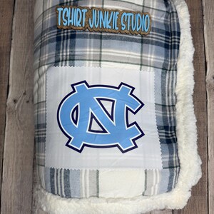 Custom Elke collegedeken, plaid en fleece sherpa-deken op maat kan worden gepersonaliseerd Custom sherpa-deken op maat college schooldeken