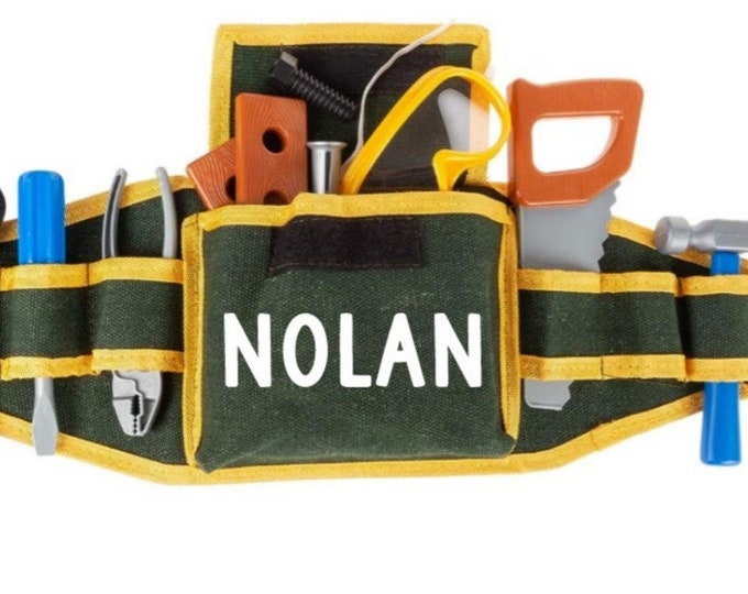 Kids Personalised Tool Belt / Toolbelt With Tools Included - Etsy