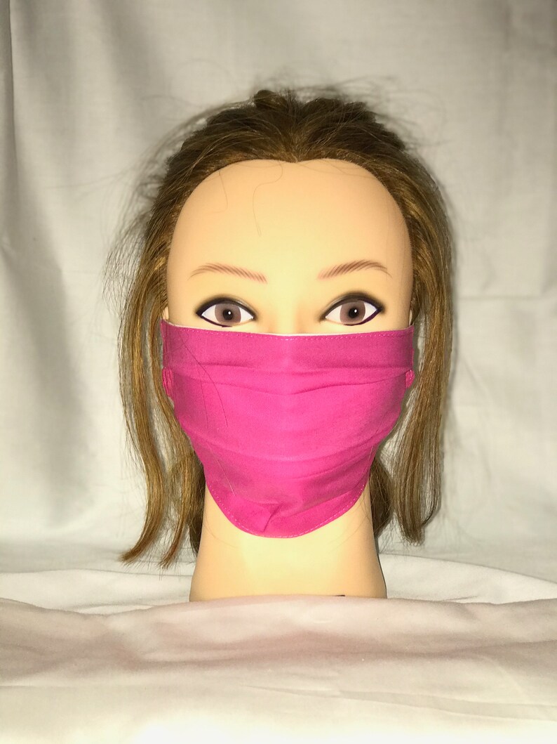 Hot Pink Face Mask Etsy