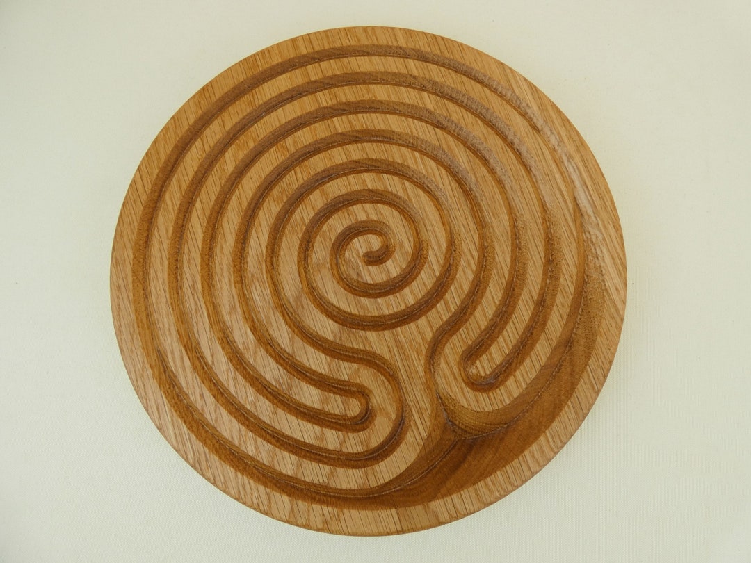 Chakra Chakravyha Finger Labyrinth Maze Large Oak - Etsy