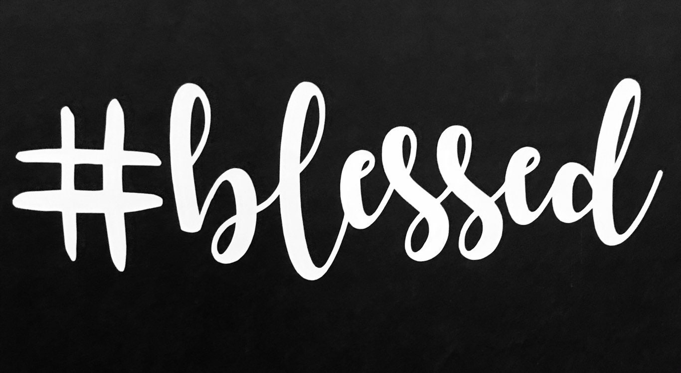 Blessed Decal Car Decal Truck Decal Laptop Decal Tumblr Etsy