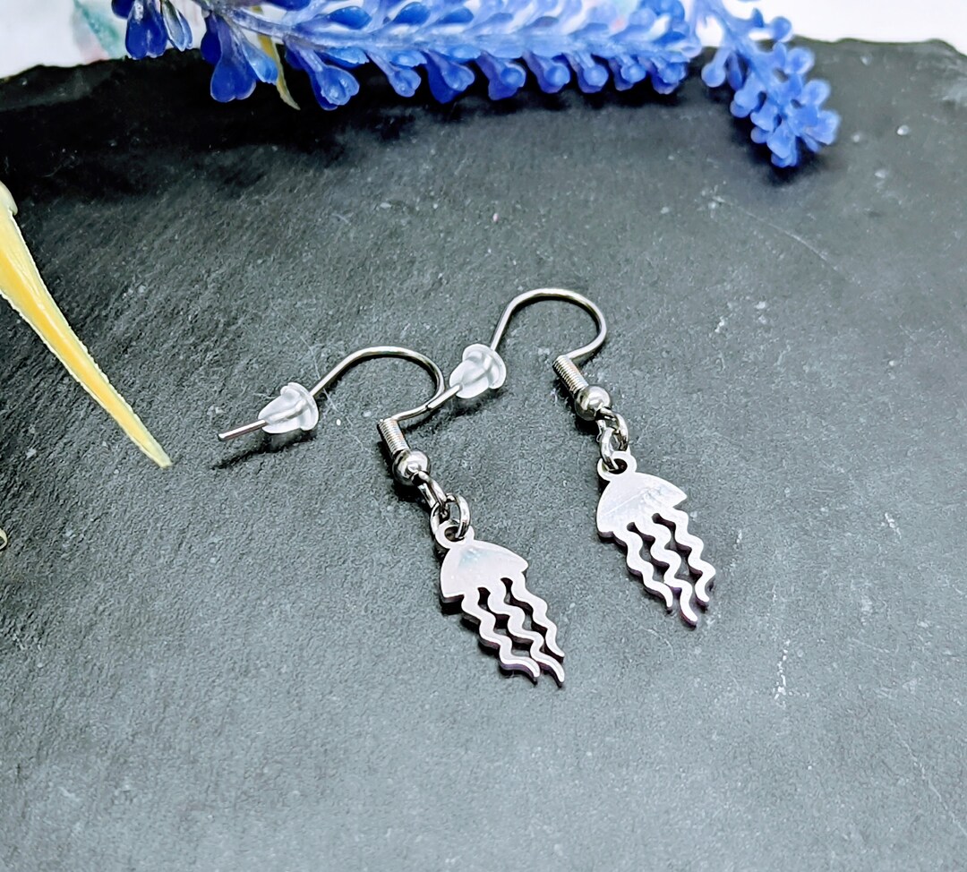 Boucles D'oreilles Pendantes Motif Toile D'araignée – Acier Inoxydable, Sans Pierre, Pour Femme