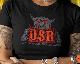 Demon Idol OSR DnD RPG T-Shirt | 5E D20 Tabletop Fantasy Gamer Tee // Unisex // USA Free Shipping - ( Kryptic • Society )