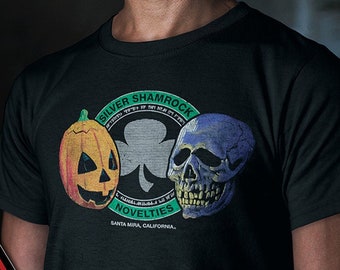Silver Shamrock Halloween T-Shirt | Cult Classic Novelty Store Pumpkin & Skull Horror Tee // USA Free Shipping - ( Kryptic • Society )
