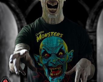 Classic Monsters Nosferatu T-Shirt | Horror Movie Vampire Tee | Retro Halloween Dracula // USA Free Shipping - ( Kryptic • Society )