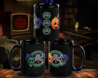 Silver Shamrock Halloween Mug | Cult Classic Horror Novelty Store Coffee Cup // USA Free Shipping - ( Kryptic • Society )