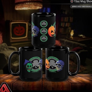 Silver Shamrock Halloween Mug | Cult Classic Horror Novelty Store Coffee Cup // USA Free Shipping - ( Kryptic • Society )