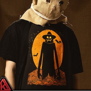 Halloween Scarecrow T-Shirt | Pumpkin Patch Monster | Great Pumpkin Bogeyman Horror Tee // UNISEX  // USA Free Shipping - (Kryptic•Society)