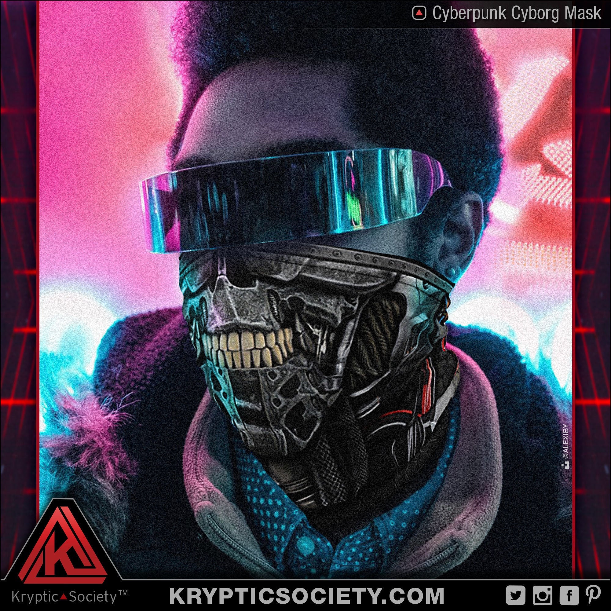 サイバーパンクフェイスマスク | Cyber Face Mask Amazon | サイバーパンクマスク コスプレ 男性用 サイバーパンク
